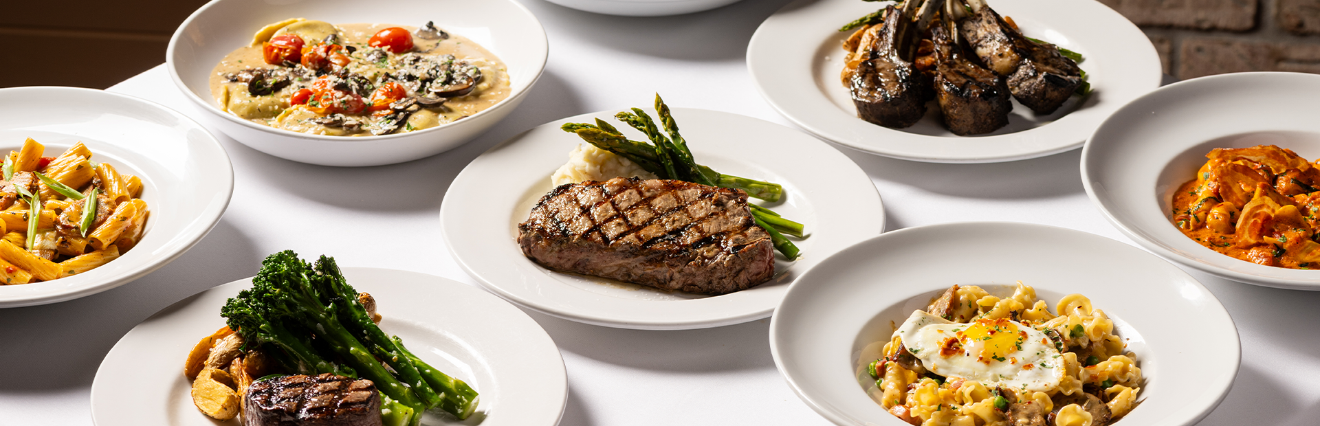 A table full of food by Brio